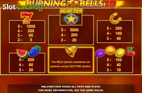 Скрин6. Burning Bells 10 слот
