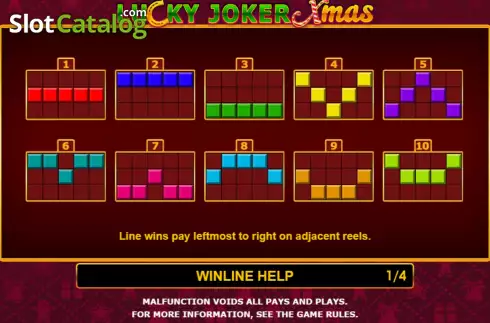 Скрин7. Lucky Joker Xmas слот