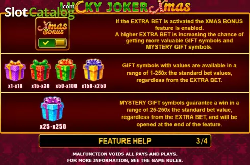Скрин9. Lucky Joker Xmas слот