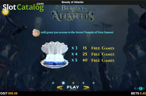 Скрин5. Beauty of Atlantis слот