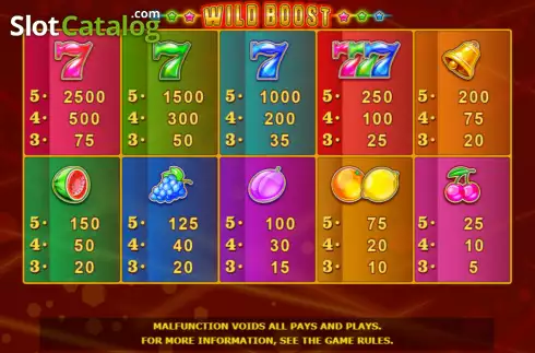 Скрин5. Wild Boost слот
