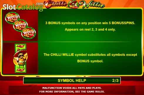 Скрин7. Chilli Willie слот