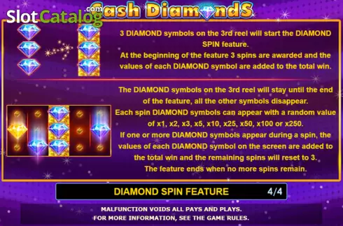 Скрин8. Cash Diamonds слот