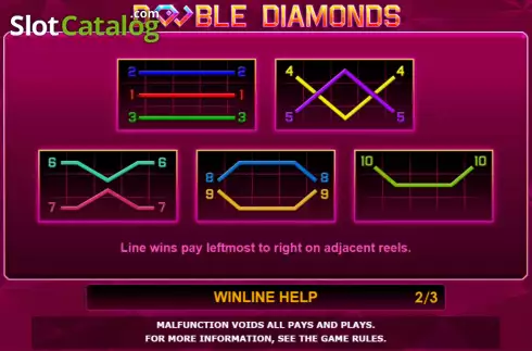 Скрин6. Double Diamonds слот