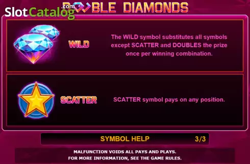 Скрин7. Double Diamonds слот
