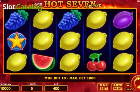 Скрин2. Hot Seven Deluxe слот