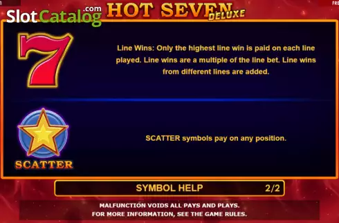 Скрин6. Hot Seven Deluxe слот