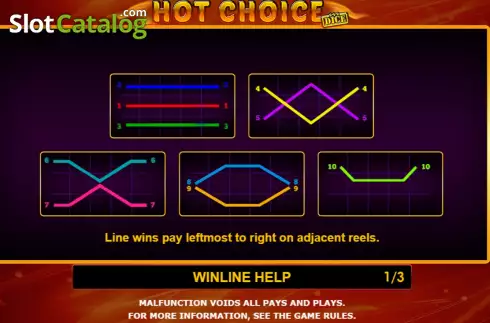 Скрин7. Hot Choice Dice слот