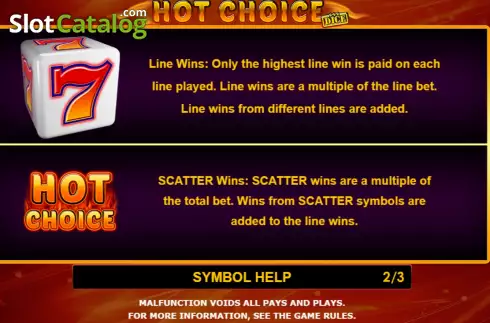 Скрин8. Hot Choice Dice слот