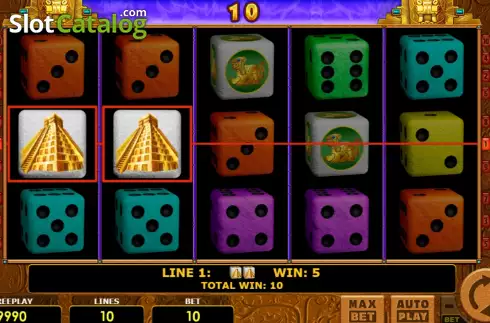 Скрин3. Book of Aztec Dice слот