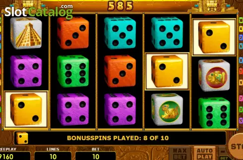Скрин7. Book of Aztec Dice слот