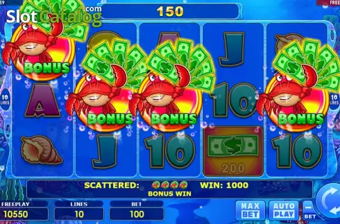 Скрин6. Cash & Crab слот