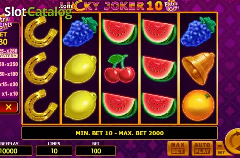 Скрин3. Lucky Joker 10 Extra Gifts слот