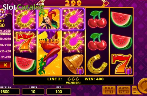 Скрин4. Lucky Joker 10 Extra Gifts слот