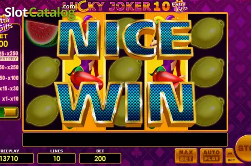 Скрин7. Lucky Joker 10 Extra Gifts слот