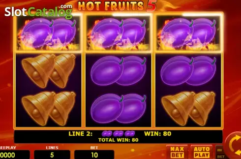Скрин3. Hot Fruits 5 (Amatic Industries) слот