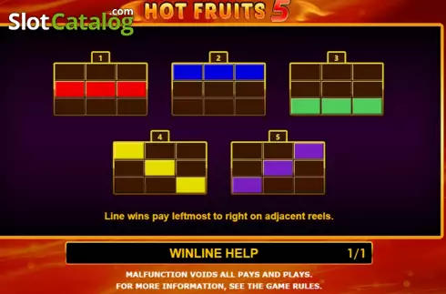 Скрин6. Hot Fruits 5 (Amatic Industries) слот