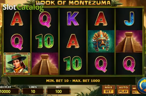 Скрин3. Book of Montezuma слот