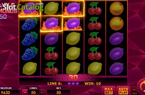 Скрин5. Double Diamonds 50 слот
