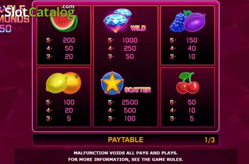 Скрин7. Double Diamonds 50 слот