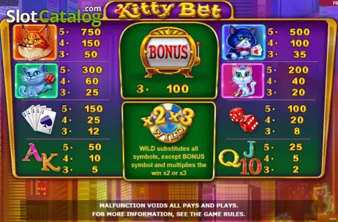 Скрин6. Kitty Bet слот
