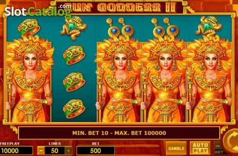 Скрин2. Sun Goddess II слот