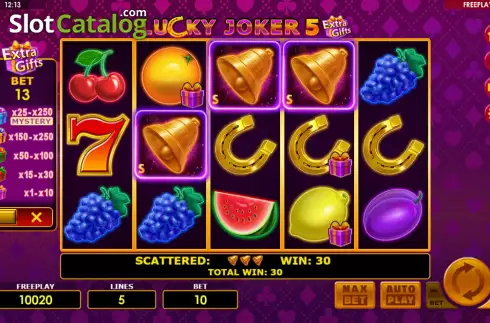 Скрин3. Lucky Joker 5 Extra Gifts слот
