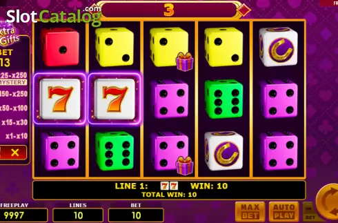 Скрин3. Lucky Joker Dice Extra Gifts слот