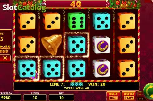 Скрин3. Lucky Joker Xmas Dice слот