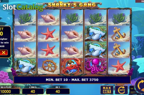 Скрин2. Sharkys Gang слот