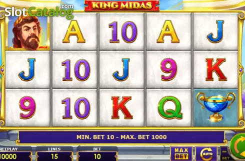 Скрин2. King Midas (Amatic Industries) слот