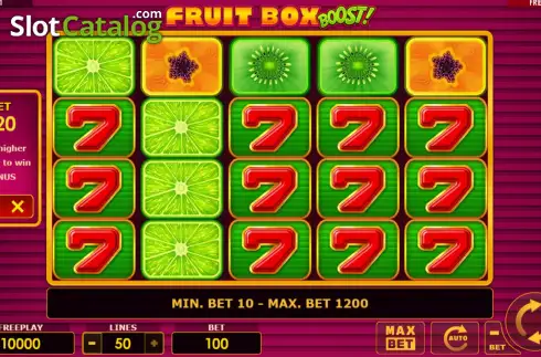 Скрин3. Fruit Box Boost! слот