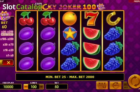 Скрин2. Lucky Joker 100 Extra Gifts слот