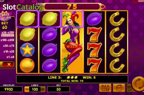 Скрин3. Lucky Joker 100 Extra Gifts слот