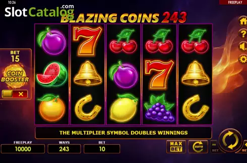 Скрин2. Blazing Coins 243 слот