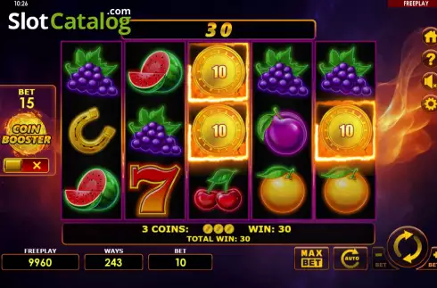 Скрин3. Blazing Coins 243 слот