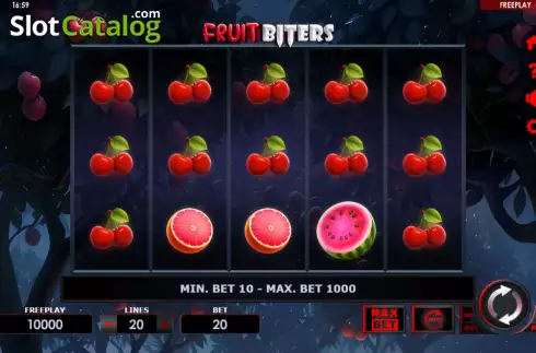 Скрин2. Fruit Biters слот