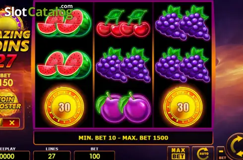 Скрин2. Blazing Coins 27 слот