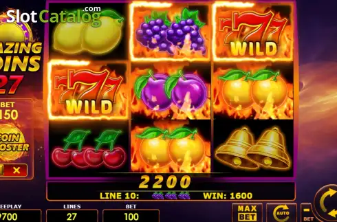 Скрин3. Blazing Coins 27 слот