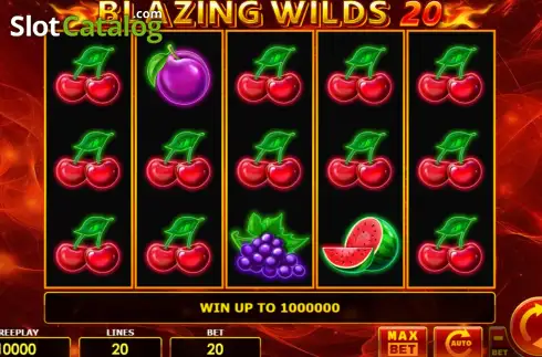 Скрин2. Blazing Wilds 20 слот