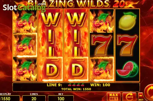 Скрин3. Blazing Wilds 20 слот