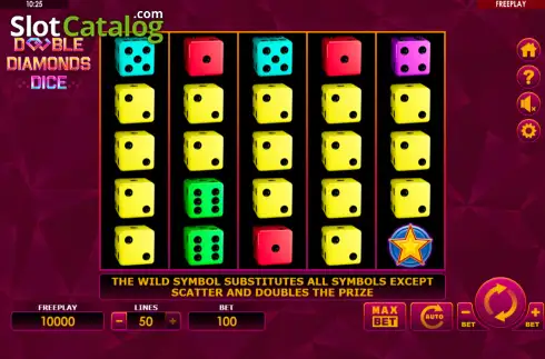 Скрин2. Double Diamonds Dice слот