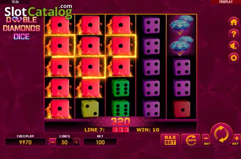 Скрин3. Double Diamonds Dice слот