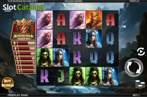 Скрин2. Rampage Golden Hits слот