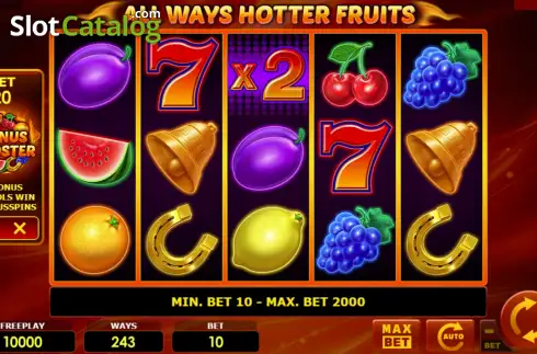 Скрин2. All Ways Hotter Fruits слот