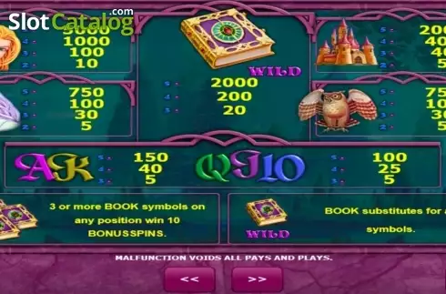 Скрин2. Book of Fortune слот