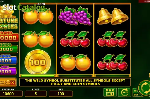Скрин2. Fortune Piggies слот