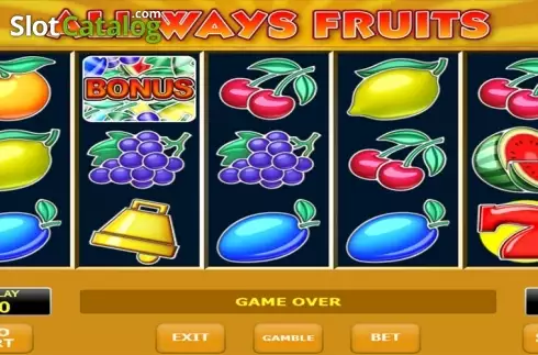 Скрин6. All Ways Fruits слот