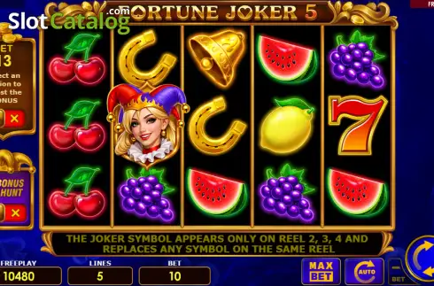 Скрин2. Fortune Joker 5 слот