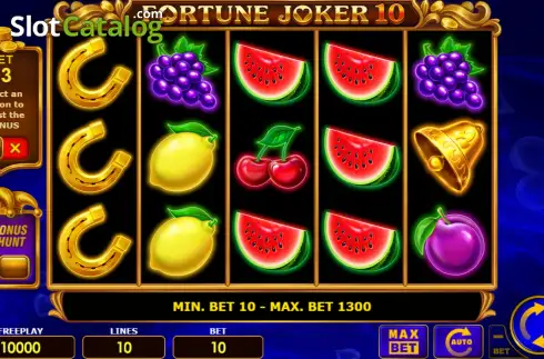 Скрин2. Fortune Joker 10 слот